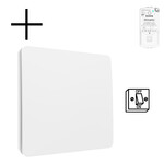 Smartlife Domotica Draadloze wandschakelaar voor verlichting met kinetische voeding en RF 433 MHz bediening