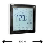 Smartlife Domotica Thermostaat voor CV met RF ontvanger WiFi touchscreen programmeerbaar zwart