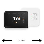 Smartlife Domotica Thermostaat voor cv installatie met WiFi, app-bediening en inzicht in verbruik - Zwart