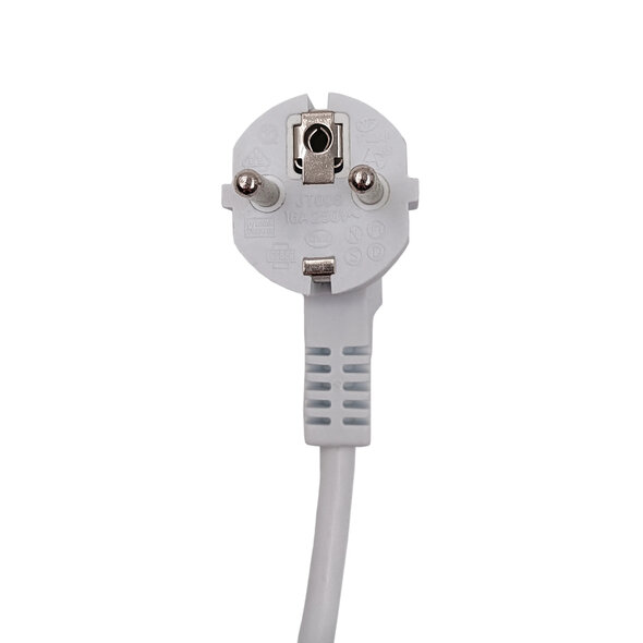 Smartlife Domotica WiFi stekkerdoos met 4 EU-stopcontacten, 2x USB-A en 1x USB-C, 16A/3680W, Wit
