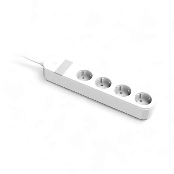 Smartlife Domotica Slimme witte WiFi stekkerdoos met 4 stopcontacten en 3 USB-poorten
