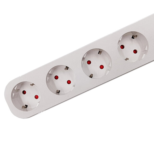 Smartlife Domotica Slimme witte WiFi stekkerdoos met 4 stopcontacten en 3 USB-poorten