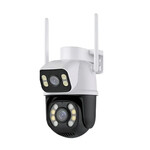 Smartlife Domotica Beveiligingscamera 6MP dual-lens PTZ met 360 zicht, Wit