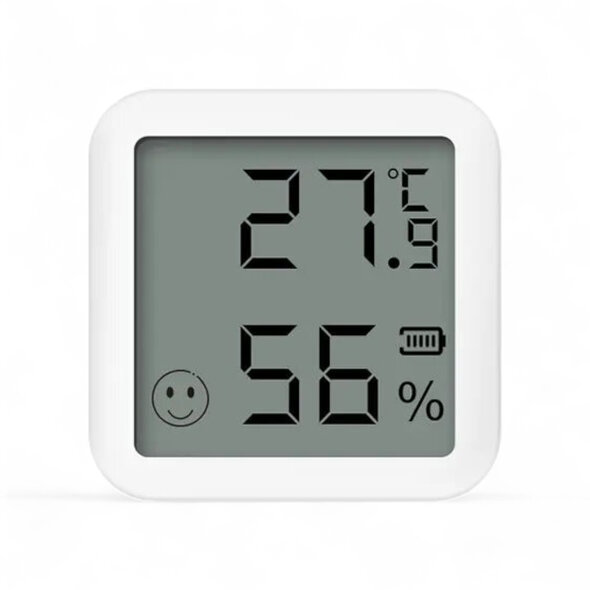 Smartlife Domotica Thermometer en hygrometer voor binnen met real time monitoring en groot display