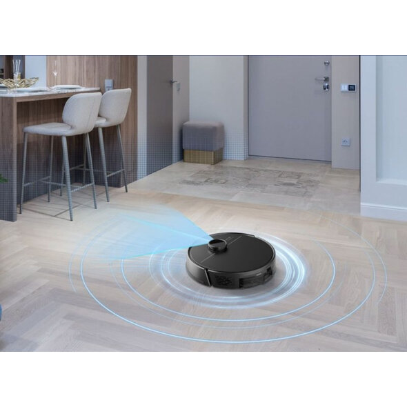 Smartlife Domotica Robotstofzuiger voor vloeren met 3 in 1 functie stofzuigen vegen en dweilen