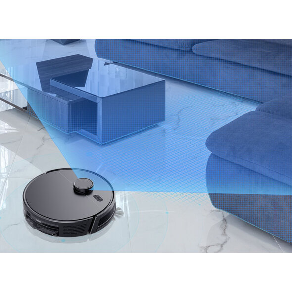 Smartlife Domotica Robotstofzuiger voor vloeren met 3 in 1 functie stofzuigen vegen en dweilen