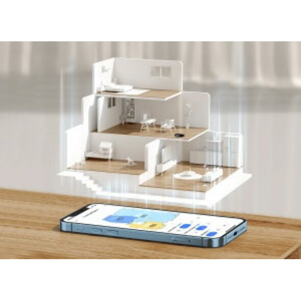 Smartlife Domotica Robotstofzuiger voor vloeren met 3 in 1 functie stofzuigen vegen en dweilen