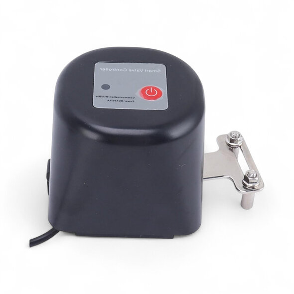 Smartlife Domotica Waterklep met WiFi en app-bediening, DC 12V adapter inbegrepen, zwart