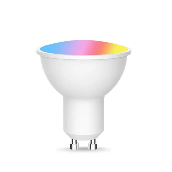 Smartlife Domotica Slimme GU10 WiFi spotlight dimbaar RGB+CCT 2700 6500K 4,7W 806 lm wit