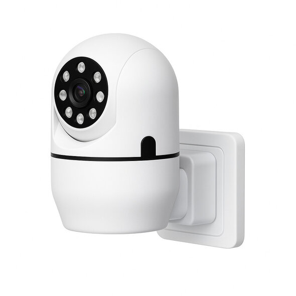 Smartlife Domotica Beveiligingscamera binnen Full HD 1080p, nachtzicht 10m, bewegingsdetectie, wit
