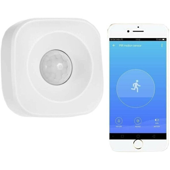 Smartlife Domotica Bewegingssensor voor smart home systeem met dual connectiviteit en detectieafstand tot 5 meter