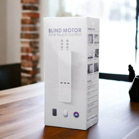 Smartlife Domotica Rolgordijn motor WiFi 2.4GHz voor 38 mm buis, 230V netstroom, wit