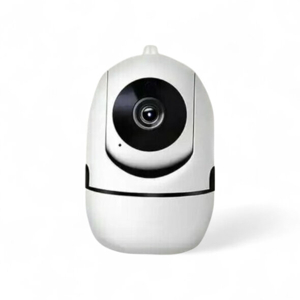 Smartlife Domotica Beveiligingscamera voor binnen 1080P HD 360 draaibaar, nachtzicht 10 m, wit