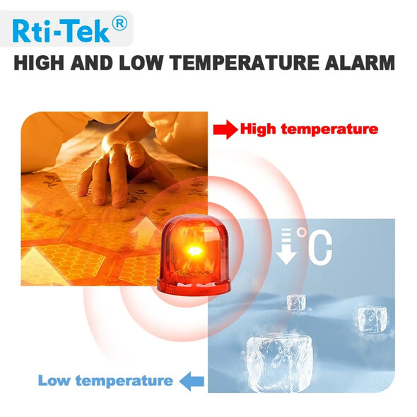 Smartlife Domotica Stekkerthermostaat met NTC-sensor en Tuya Smart Life-app, 10A, Wit