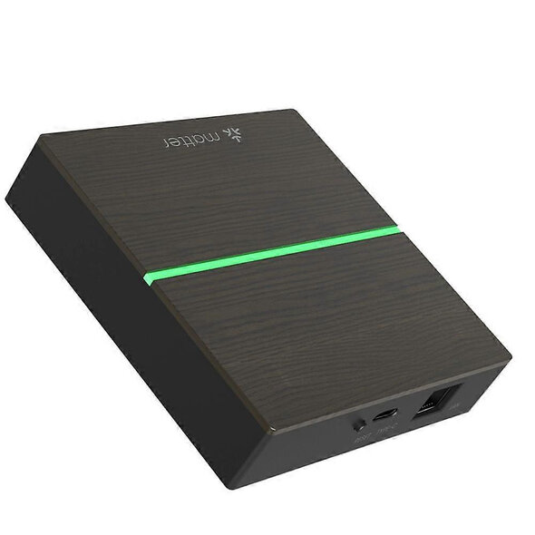 Smartlife Domotica Gateway voor ZigBee en Matter met bekabelde verbinding, zwart
