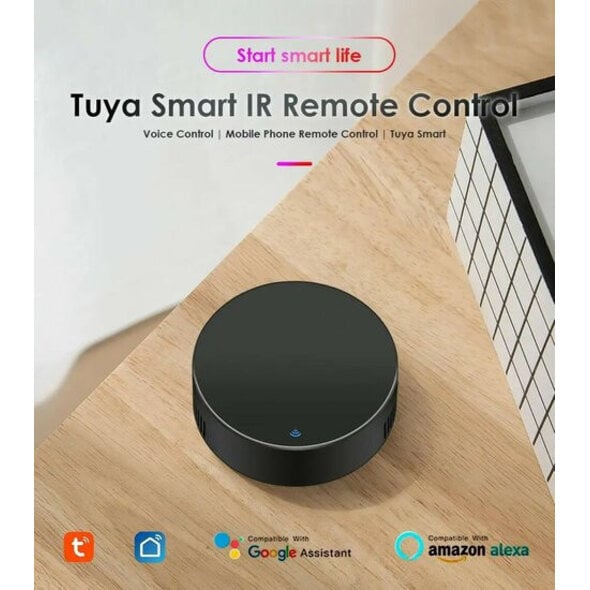 Smartlife Domotica Universele IR-afstandsbediening, wit, WiFi 2.4GHz, app-bediening, zelflerende functie