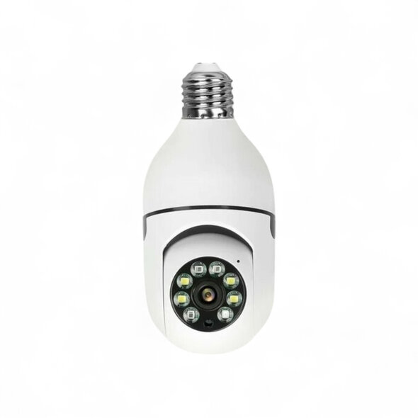 Smartlife Domotica Camera lamp | E27 fitting | 360 draaibaar | 1080P | Wit
