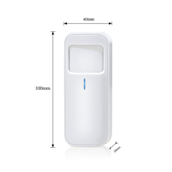 Smartlife Domotica Bewegingssensor WiFi PIR 10 m detectiebereik 110 wit