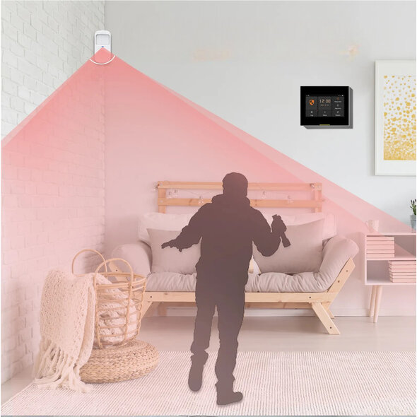 Smartlife Domotica Bewegingssensor WiFi PIR 10 m detectiebereik 110 wit