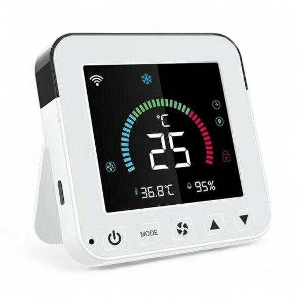 Smartlife Domotica Airco afstandsbediening met wifi en infrarood voor warmtepomp en airco wit