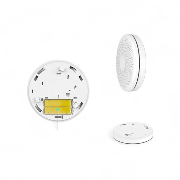 Fire Security Technology Co., Ltd Combimelder rook & koolmonoxide met WiFi 2.4 GHz en Tuya-app, 85 dB, wit