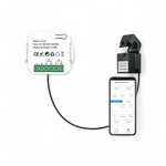 Smartlife Domotica Energiemeter voor zonnepanelen met n klem, 80A, Tuya en Smartlife