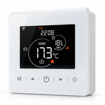Smartlife Domotica Opbouw thermostaat WiFi touchscreen 2 draads voor Aan/Uit-ketels, wit