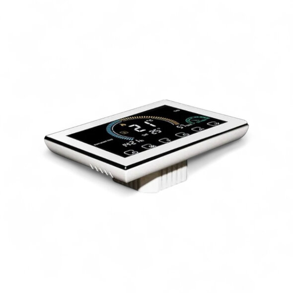 Smartlife Domotica Inbouw thermostaat voor CV met WiFi en touchscreen, wit