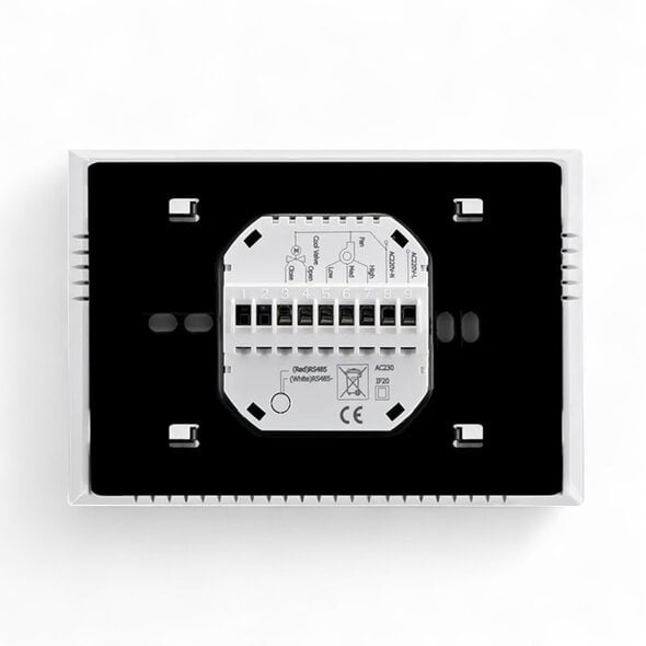 Smartlife Domotica Inbouw thermostaat voor CV met WiFi en touchscreen, wit