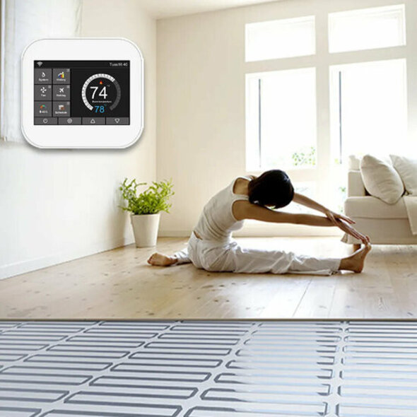 Smartlife Domotica Wifi opbouw thermostaat voor CV en boilers met energiebeheer en spraakbesturing via app