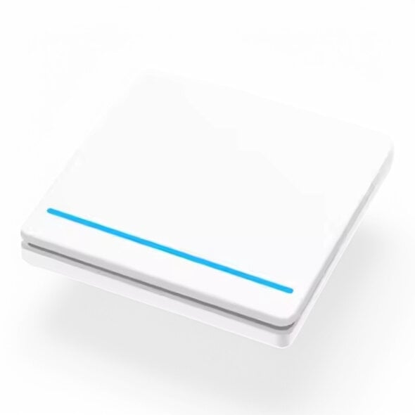 Smartlife Domotica Draadloze schakelaar met RF 433 MHz en 3 knoppen, inclusief ontvanger 10A (wit)