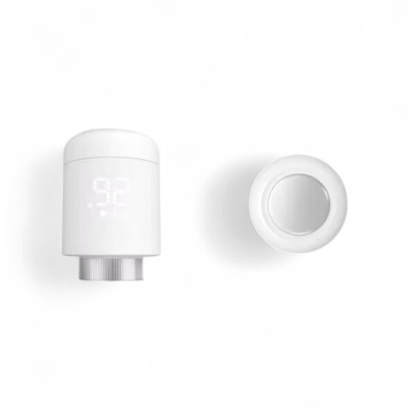 Smartlife Domotica Radiatorknop met WiFi-bediening zonder gateway, wit