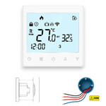 Smartlife Domotica Inbouw WiFi thermostaat met touchscreen en programmeerbaar schema wit