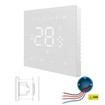Smartlife Domotica Wifi inbouw thermostaat voor elektrische vloerverwarming met touchscreen en wifi bediening