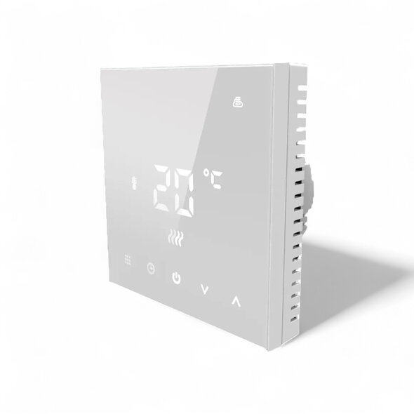 Smartlife Domotica Wifi inbouw thermostaat voor elektrische vloerverwarming met touchscreen en wifi bediening