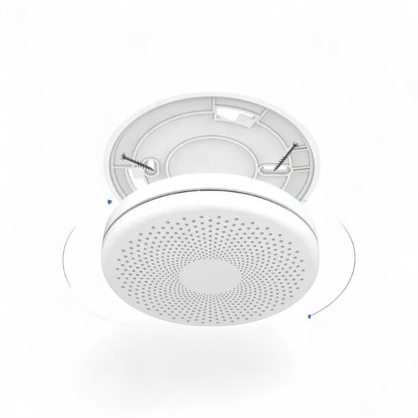 Smartlife Domotica Rookmelderset en koolmonoxidemelder met WiFi en Tuya Smart Life (Wit)