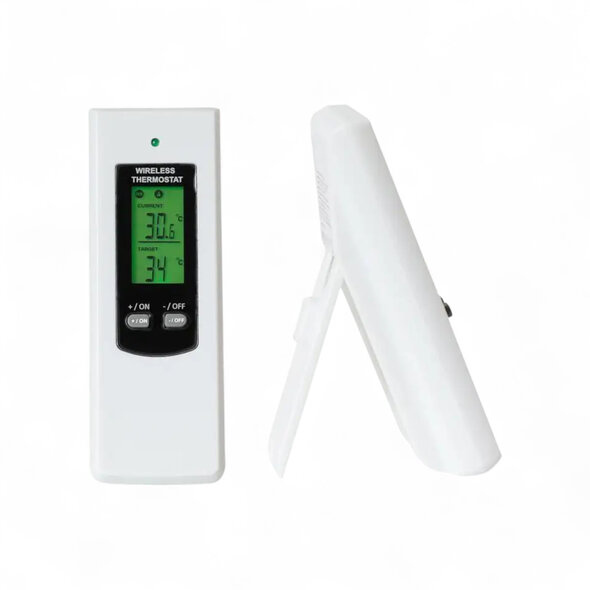 Smartlife Domotica Stekker thermostaat voor verwarming en airco met afstandsbediening en kinderslot