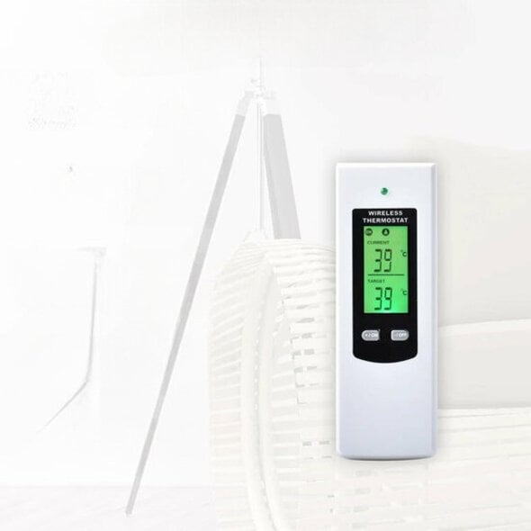 Smartlife Domotica Stekker thermostaat voor verwarming en airco met afstandsbediening en kinderslot