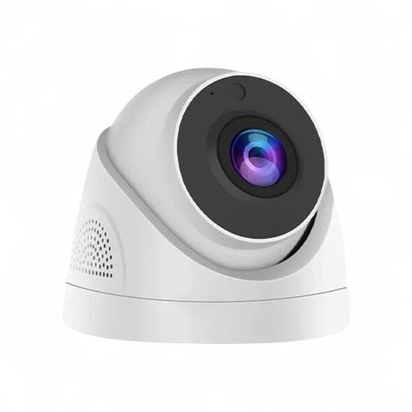 Smartlife Domotica Beveiligingscamera dome 4MP voor plafondmontage, wit, met nachtzicht en Tuya-app