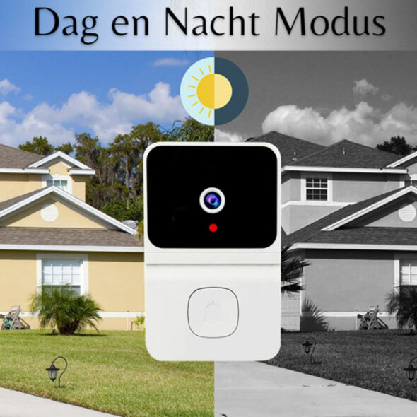 Smartlife Domotica Deurbel camera voor binnen en buiten met 1280P HD nachtzicht en tweeweg audio bediening via app