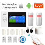 Smartlife Domotica Alarmsysteem voor woningbeveiliging met 4G doormelden en display met SOS knop