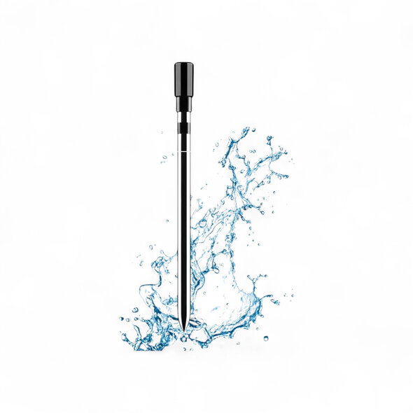 Smartlife Domotica Draadloze BBQ vleesthermometer Bluetooth met 150 m bereik en LCD-display grijs