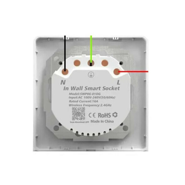 Ledeast Technology Limited Inbouw stopcontact wit (16amp)