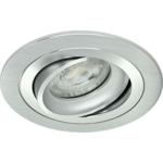 Sigmalicht Inbouwspot armatuur Nova rond aluminium, kantelbaar