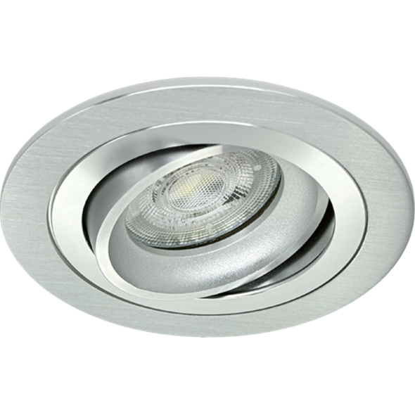 Sigmalicht Inbouwspot armatuur Nova rond aluminium, kantelbaar