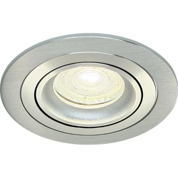 Sigmalicht Inbouwspot armatuur Nova rond aluminium, kantelbaar