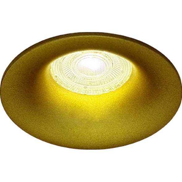 Sigmalicht Inbouwspot armatuur Smooth rond goud