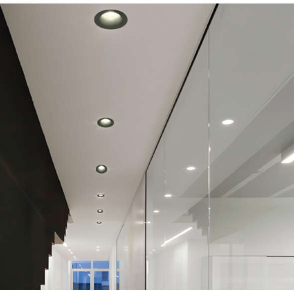 Sigmalicht Inbouwspot armatuur Smooth rond zwart