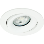 Sigmalicht Inbouwspot armatuur Oreo rond wit, kantelbaar