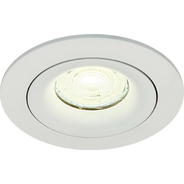 Sigmalicht Inbouwspot armatuur Oreo rond wit, kantelbaar